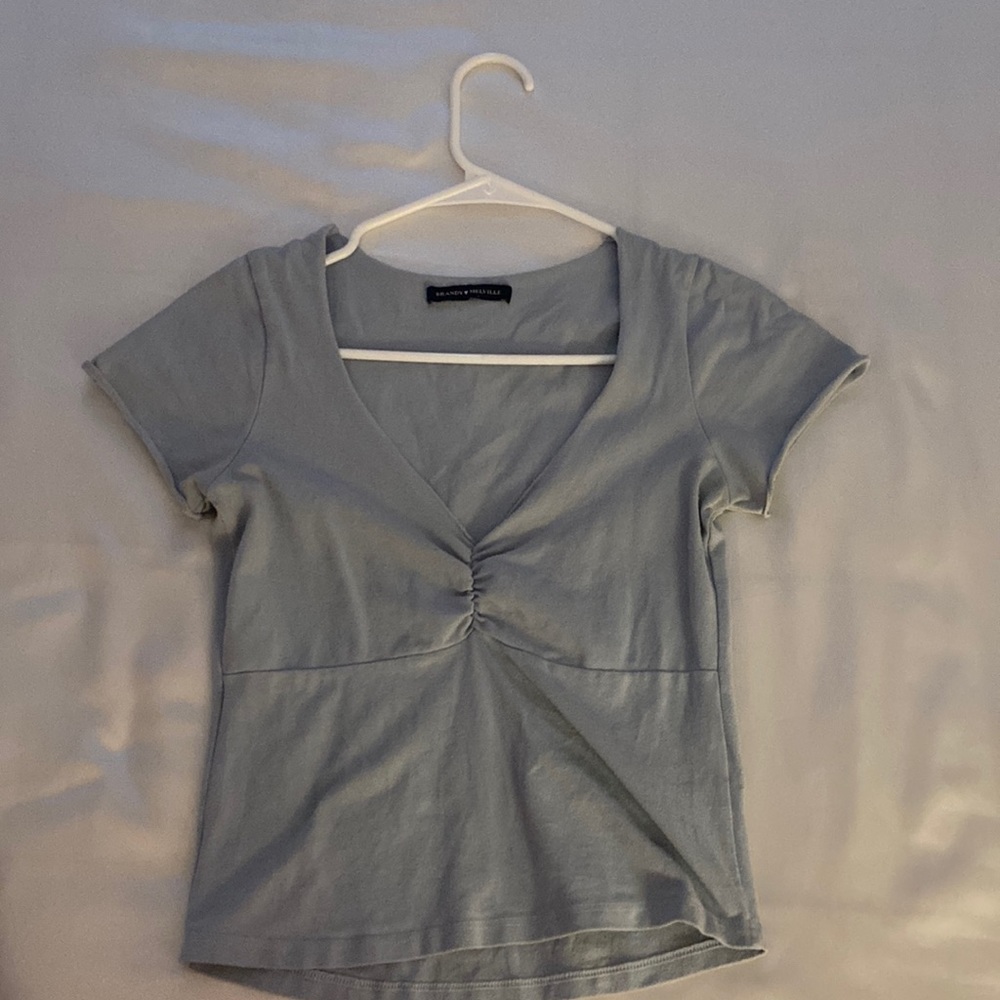 Brady Melville Blue Crop Top